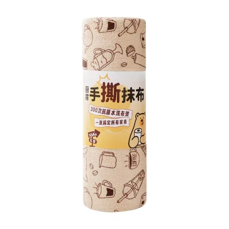 手撕懒人干湿两用加厚厨房抹布