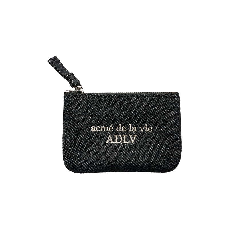 ADLV韩系刺绣Logo多卡位钱包