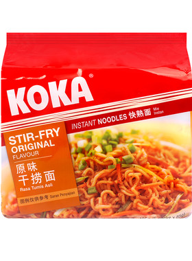 koka新加坡黑椒味85g速食方便面