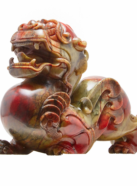 霸王貔貅玉石办公室玄关开业礼品