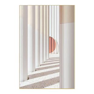 延伸空间高级感挂画轻奢风客厅餐厅单幅装饰画现代沙发落地画竖版