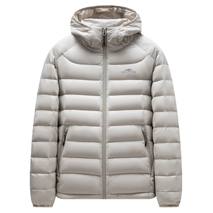 鸭鸭冬季排骨羽绒服男时尚休闲加厚连帽短款户外保暖外套男女同款