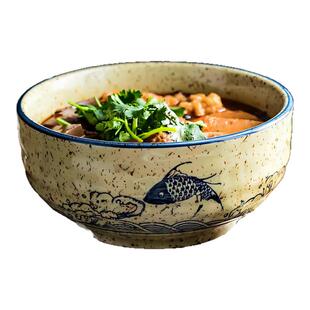 面碗家用2025新款个人专用碗大碗高级汤碗陶瓷饭碗大号汤面碗日式