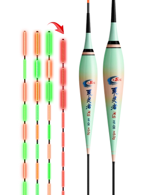 日夜两用行程浮漂鲢鳙翘嘴截口漂