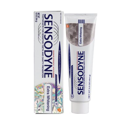 开市客美国Sensodyne舒适达抗敏牙膏去渍敏感性牙齿适用4支*184g