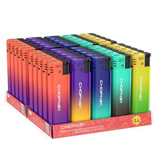 超凡50支防风打火机安全防爆批发广告一次性火机订制刻字定做印字