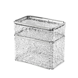 卫生间轻奢纸巾盒洗手间壁挂式抽纸盒厕所卷纸架免打孔厕纸收纳盒