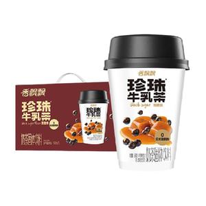 香飘飘黑糖珍珠牛乳茶6杯装