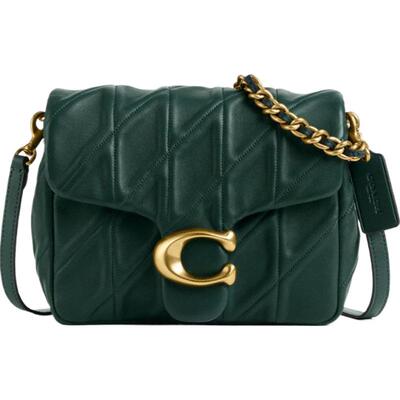 COACH/蔻驰奥莱女士TIMES SQUARE绗缝TABBY单肩包