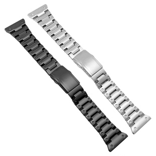 适配卡西欧不锈钢PRW-6800/6900 PRW-30/50/70实心精钢手表带23mm