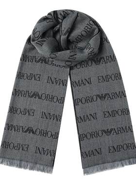 EMPORIO ARMANI/阿玛尼流苏设计围巾丝巾EM004238 AF21541