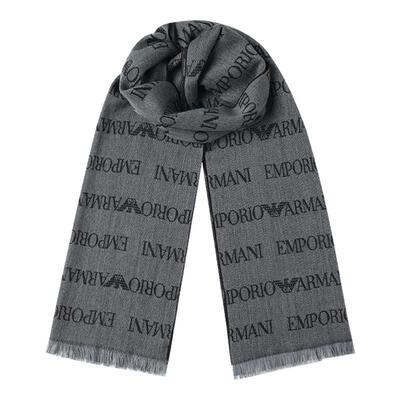 EMPORIO ARMANI/阿玛尼流苏设计围巾丝巾EM004238 AF21541