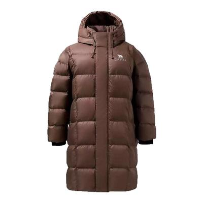 骆驼加厚长款面包服羽绒服