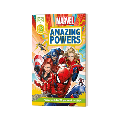英文原版 DK Readers Level 3 Marvel Amazing Powers DK分级读物L3 漫威神奇力量 英文版 进口英语原版书籍