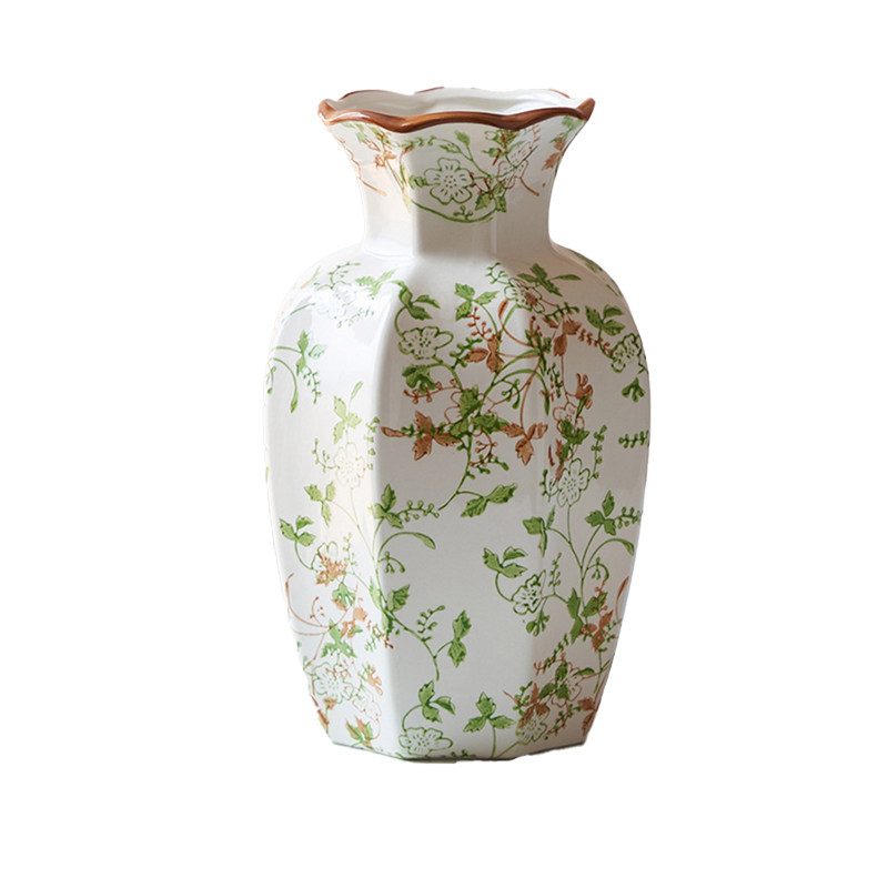 中古青花瓷复古陶瓷花瓶客厅插花摆件装饰轻奢高级感鲜花水培陶罐