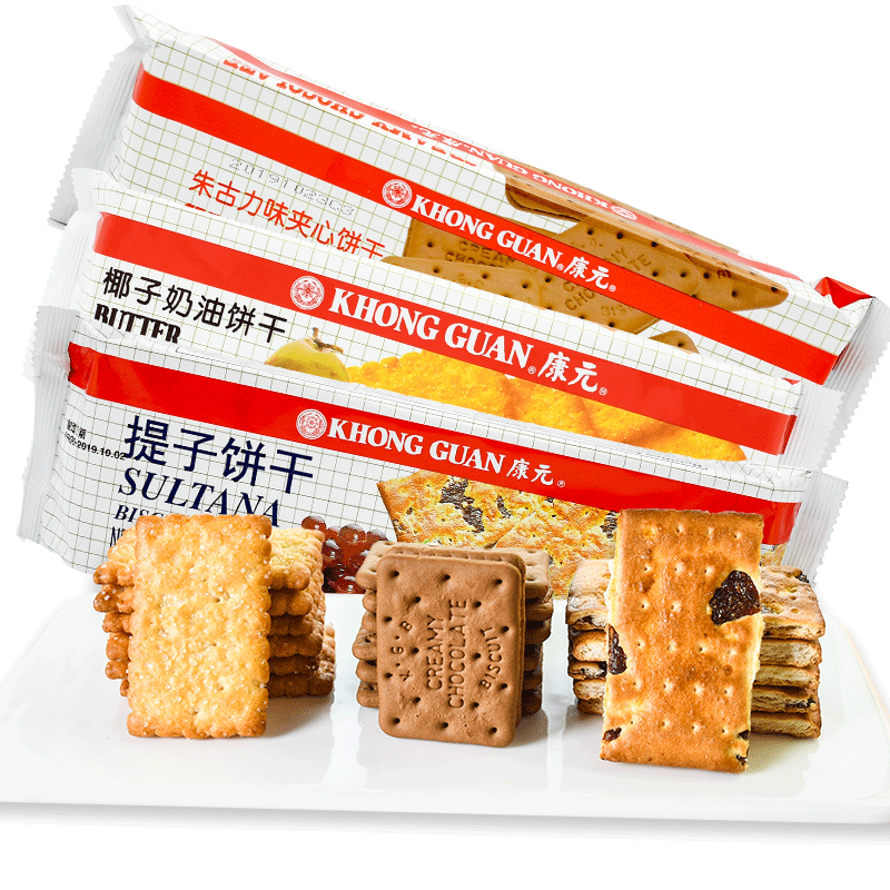 椰子奶油夹心饼干康元