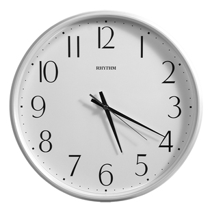 RHYTHM丽声钟表挂钟客厅2026新款静音免打孔钉现代创意石英钟挂表