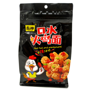 东神口水火鸡面香辣拉面小丸子干脆干吃面膨化零食休闲小吃