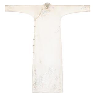 天姿雪丨一城风絮丨复古立领盘扣全开襟无省古法平裁旗袍长款