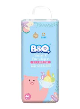 bq贝奇缤纷水果维E拉拉裤防漏一体裤尿不湿婴儿纸尿裤透气男女用