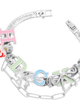 分裂生长彩色视觉春日多巴胺手链