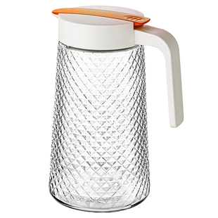 乐唯诗冷水壶大容量玻璃水壶家用泡茶壶凉水杯凉水壶套装扎壶果汁