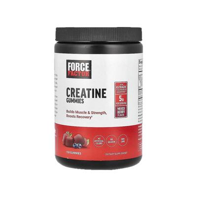 香港直邮Force Factor肌酸软糖混合浆果平衡营养健康5克150粒软糖