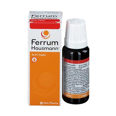 德国Ferrum铁剂儿童早产宝宝孕妇补铁口服液香草滴剂德铁婴儿进口
