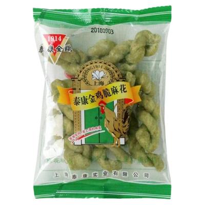 泰康金鸡脆麻花海苔棒苔条梗老上海特产传统小吃糕点咸味休闲零食