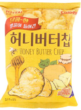 海太韩国进口休闲蜂蜜黄油薯片