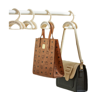 包包挂钩神器日式拱形可叠加挂包架包带不变形衣柜玄关围巾收纳架