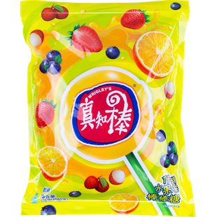 真知棒棒糖什锦水果口味约60支540g*1袋休闲儿童零食结婚庆喜糖果
