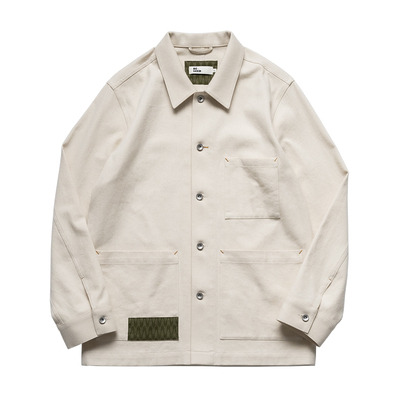 RESEED米白法式工装夹克