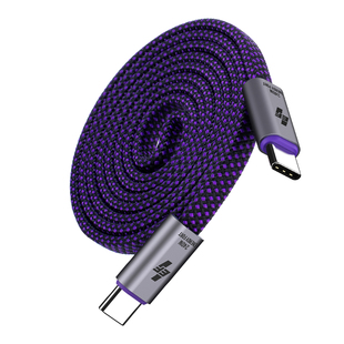 SIKAI PD240W快充数据线TypeC收纳自卷编织线充电线E-Marker智能芯片适用iPhone17吸附MagSafe贴合分SN磁级