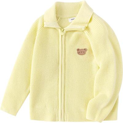 巴拉巴拉宝宝针织衫外套男童女童羊毛衫秋冬季新款儿童开衫毛衣小