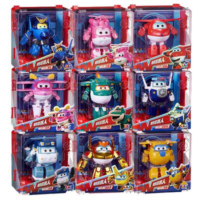 新款超级飞侠变形机器人带机库盒