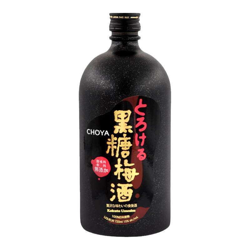 日本原装进口CHOYA蝶矢俏雅黑糖梅酒女士利口酒果酒720ML包邮
