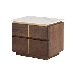 告别款 余音床头柜 |卧室实木床头柜2025新款床头置物收纳柜子