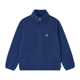 NAUTICA儿童摇粒绒外套打底衫内搭男童女童秋冬加厚保暖抓绒卫衣