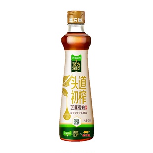 【臻选】会员超市同源供应商金龙鱼头道初榨芝麻香油400ml*1瓶