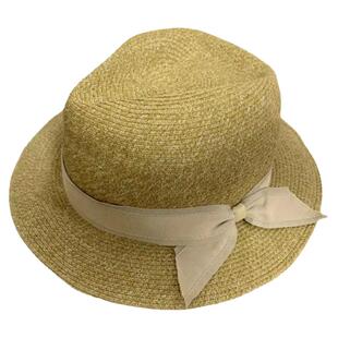 出口日本单夏天进口材料女士时尚气质凹造型遮阳小礼帽草帽子