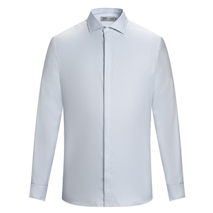 新款奥迪男士衬衫长袖4s店工作服进口车销售工装女士通勤灰色衬衣