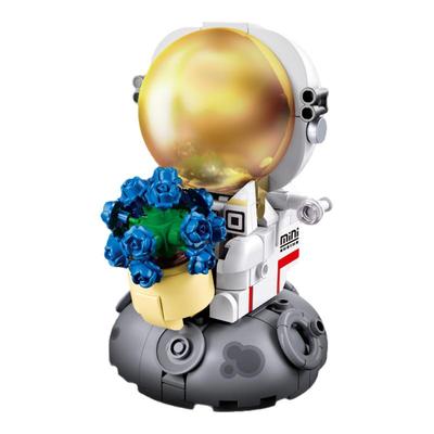 野想积木宇航员太空人模型玩具