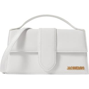 【礼物】Jacquemus  女白色立挺皮革大号手提包