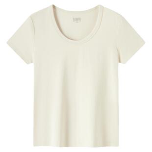 陈都灵同款凉感T森马短袖T恤女修身白色2026新款夏季爆款圆领半袖