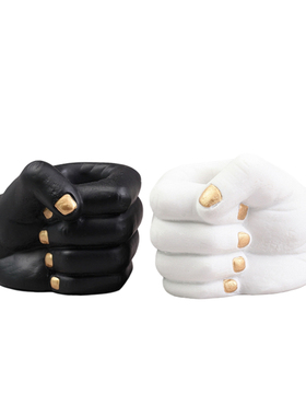 抽象风拳头样板间儿童房桌面摆件