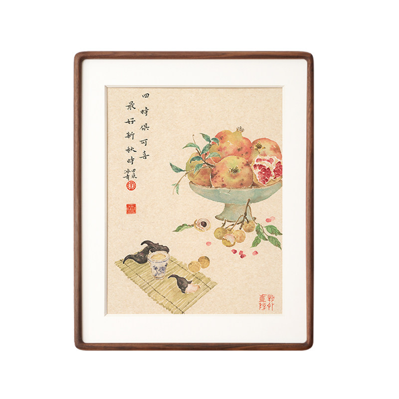 24节气小清新新中式装饰画