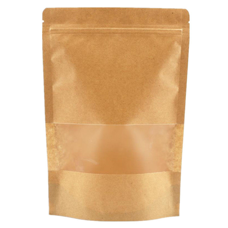 开窗牛皮纸袋自封袋食品包装袋茶礼品袋/塑料袋