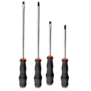 可敲击穿心螺丝刀大号工业级粗一字十字起子高硬度冲击强磁特殊