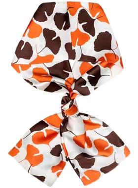 细窄长条方巾脖子百搭挂件吊坠